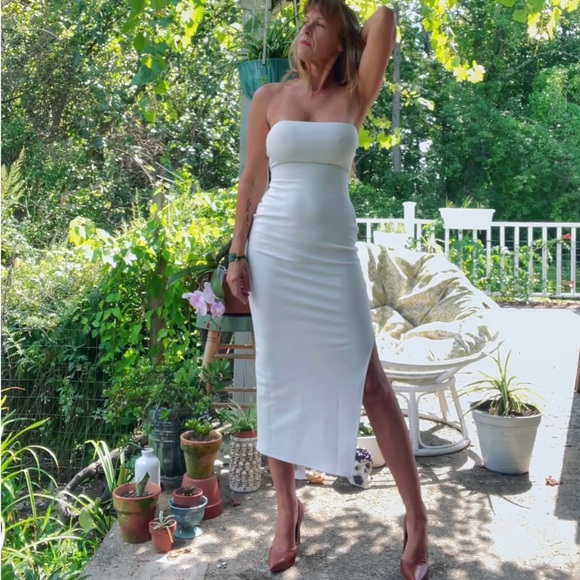 Dresses & Skirts - Winter White Tube Dress